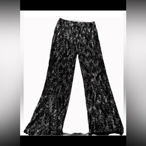 Easywear CHICO'S pull on Black White wide legs New pants 3XL